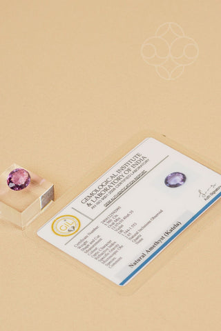 Light-Coded Amethyst - 5.56 Ct