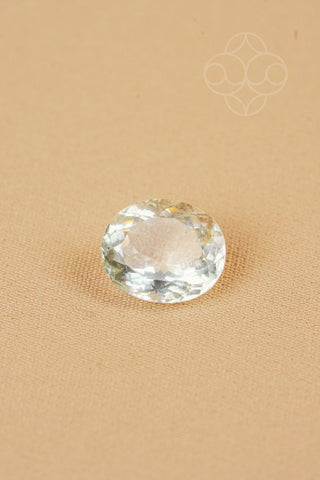 Light-Coded Aquamarine - 6.55 Ct