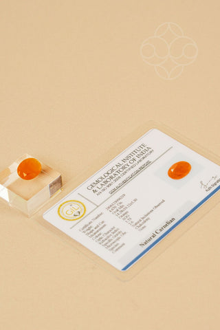 Light-Coded Carnelian - 4.67 Ct