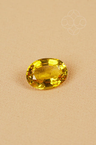 Light-Coded Citrine - 5.98 Ct