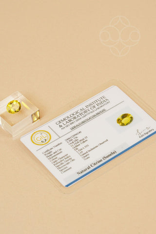 Light-Coded Citrine - 3.59 Ct