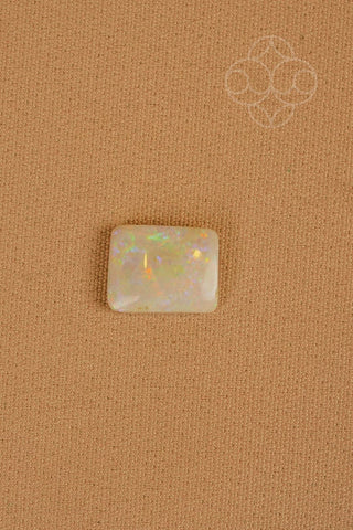 Light-Coded Australian White Opal -  3.38 Ct