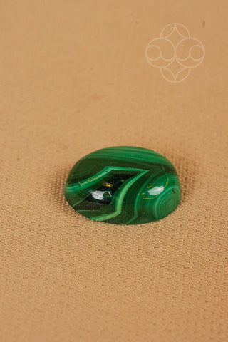 Light-Coded Malachite - 8.73 Ct