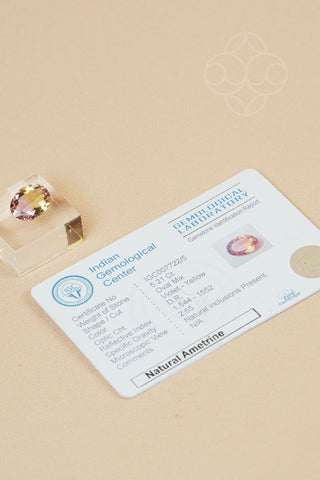 Light-Coded Ametrine - 5.21 Ct