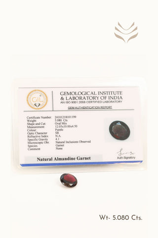 Light-Coded Garnet - 5.08 Ct