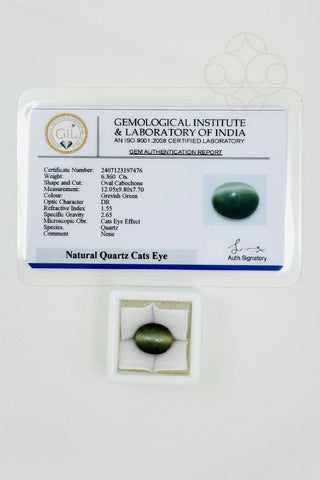 Light-Coded Cats Eye - 6.36 Ct