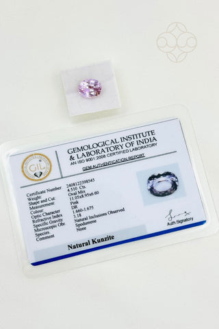 Light-Coded Natural Kunzite-4.51 Ct