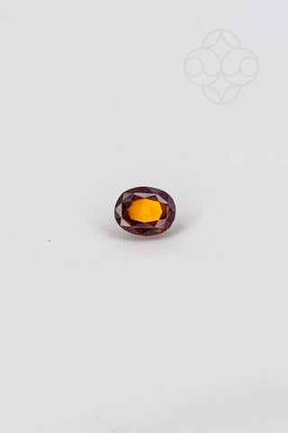 Light-Coded Hessonite (Gomed) - 7.01 Ct