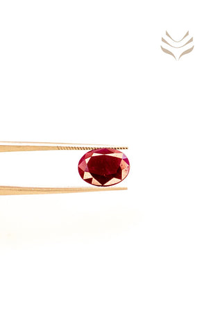 Light-Coded African Ruby -  5.72 Ct