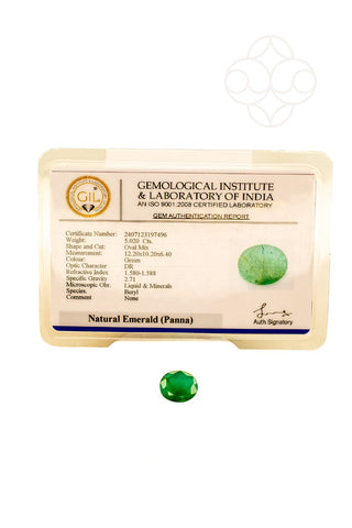 Light-Coded Emerald - 5.02 Ct