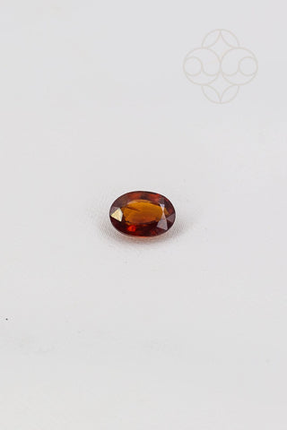 Light-Coded Hessonite (Gomed) - 7.27 Ct