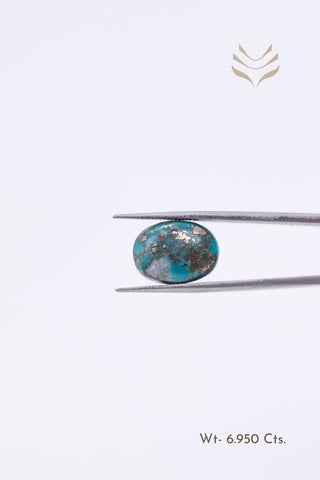 Light-Coded Turquoise - 6.95 Ct