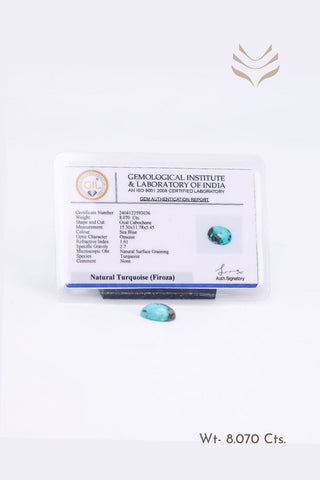 Light-Coded Turquoise - 8.07 Ct