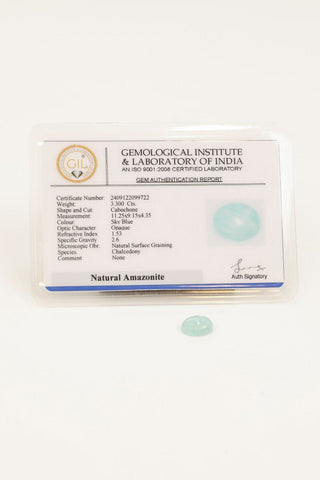 Light-Coded Amazonite - 3.30 Ct