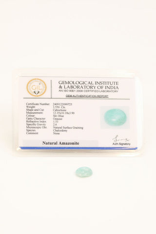 Light-Coded Amazonite - 3.55 Ct