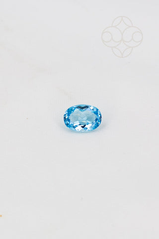 Light-Coded Blue Topaz - 7.32 Ct