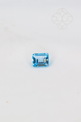 Light-Coded Blue Topaz - 7.98 Ct