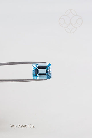 Light-Coded Blue Topaz - 7.94 Ct