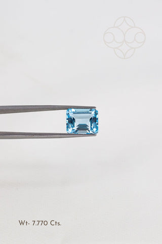 Light-Coded Blue Topaz - 7.77 Ct