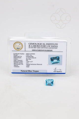 Blue Topaz Gemstone Image