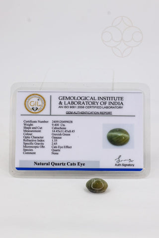 Light-Coded Cats Eye - 9.40 Ct