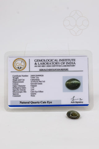 Light-Coded Cats Eye - 7.95 Ct