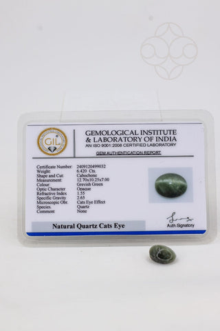 Light-Coded Cats Eye - 6.42 Ct