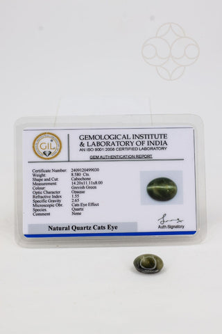 Light-Coded Cats Eye - 8.58 Ct