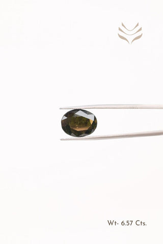 Light-Coded Green Tourmaline- 6.57 Ct